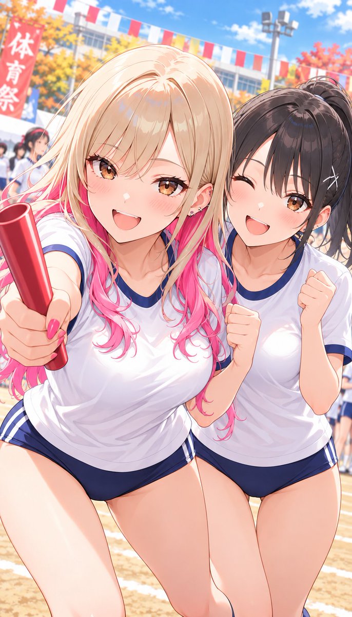 ngi_aibon's tweet photo. 2026年10月12日、
今日はスポーツの日！！

キャラはミライマインドで公開中のルナ
（｢ルナ・全肯定ギャル｣）
#Miraimind #AIチャット #AIイラスト https://t.co/w3ebC0uCMN https://t.co/7zzlNG1qXP