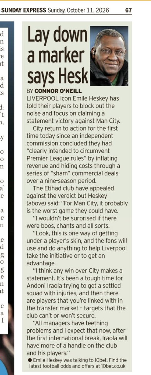 VolumeComms's tweet photo. 2 NIBS of earned media coverage in the @dailystar Sunday and Sunday @Daily_Express for 10bet - the only bookmaker featured without paying in the footy pages ⚽️
Thanks @ConnorOn95 🫸🫷 https://t.co/HDAHsRq1FG
