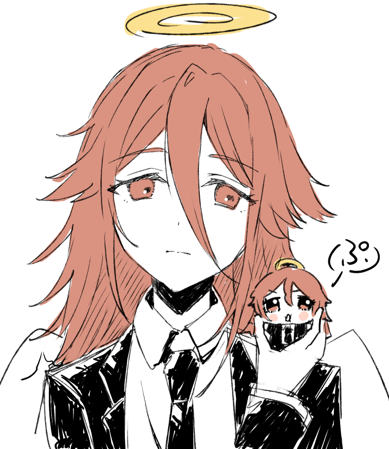 Merry_nemu's tweet photo. 天使君とちび天使くん https://t.co/8mL6cqiEGU