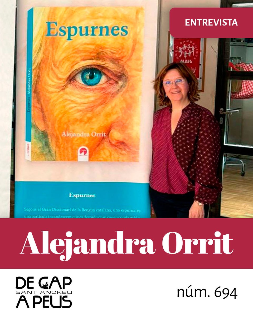 capapeus's tweet photo. 📚 De la biologia forense a l’escriptura: l’Alejandra Orrit, veïna de Sant Andreu, ja té tres llibres. "Espurnes". L’entrevista, al Cap a Peus: https://t.co/dNQp4BaIH0
#SantAndreu #CapAPeus #entrevista https://t.co/jYH4zGIyqz