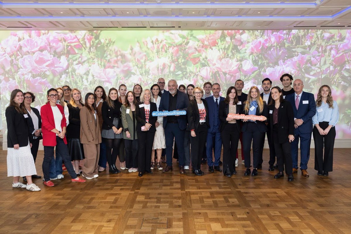 explorenca's tweet photo. [NICE CÔTE D’AZUR S’EXPOSE À LONDRES 🇬🇧🎨] Une destination qui inspire les artistes et séduit les professionnels du tourisme

Retour sur l’opération de promotion organisée le 6 octobre à Londres, autour de l’exposition « Painting the French Riviera » à la Royal Academy of Arts, qui met à l’honneur les artistes inspirés par la Riviera, de Monet à Matisse.

À cette occasion, l’Office de Tourisme Métropolitain @explorenca, aux côtés de @ProCotedazur Tourisme et d’ @UK_AtoutFrance, a participé à un workshop au prestigieux BAFTA 195 Piccadilly, réunissant 65 professionnels britanniques du tourisme, de l’événementiel et des médias.

Une opération qui fait écho à la richesse artistique et culturelle de notre destination et permet d’en valoriser les nombreux atouts auprès du marché britannique : culture, art de vivre, hôtellerie, loisirs et tourisme d’affaires.

#ExploreNiceCotedAzur #CotedAzurFrance