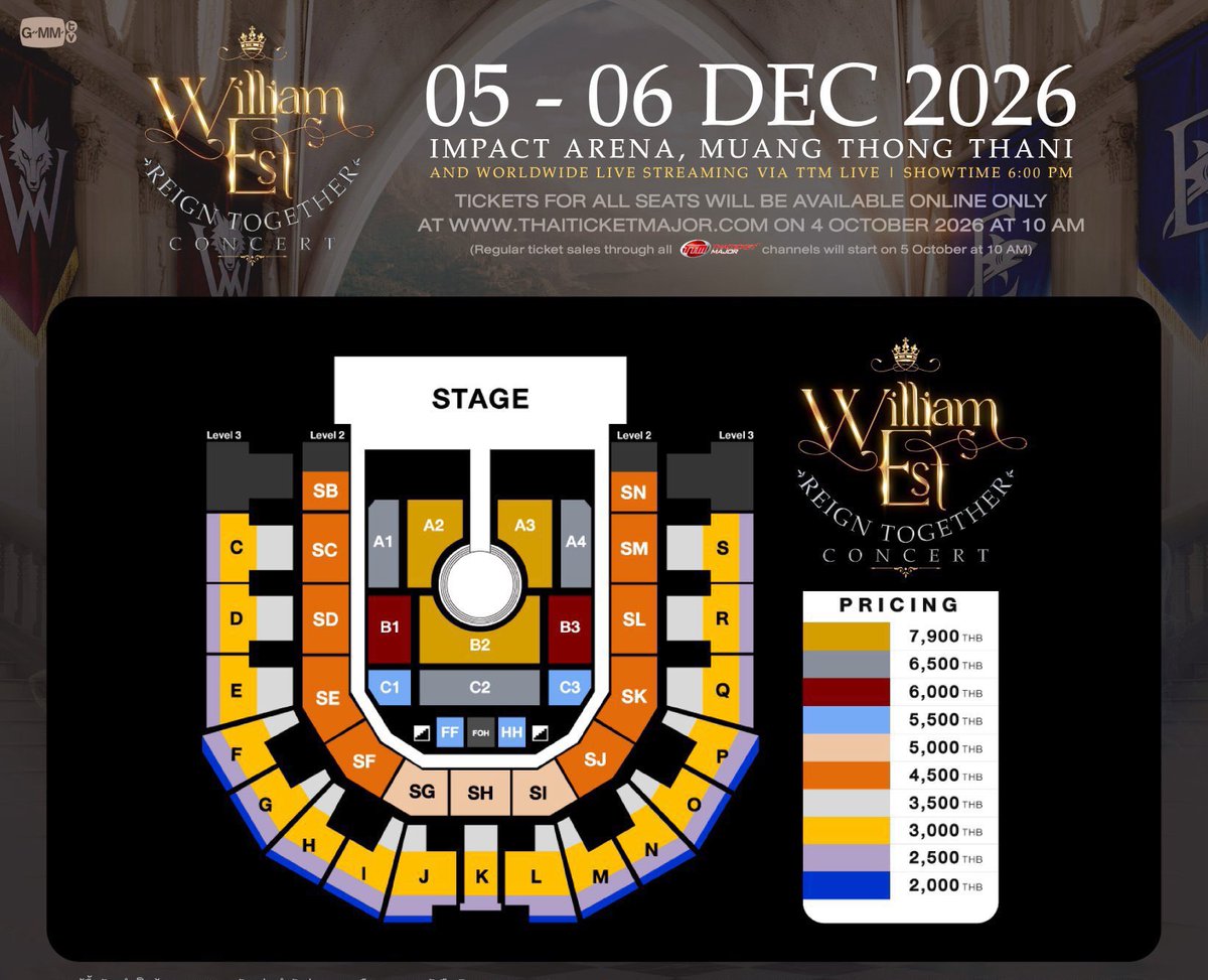 huskydeal's tweet photo. WTS ปล่อยบัตร

โซน C วันที่ 6 มี 2 ใบ

ราคา original+ค่าธรรมเนียมttm. 

📌นัดรับชนมือได้จ้า มีมัดจำกันเทเล็กน้อย

#WilliamEstconcert https://t.co/5l07PCFEii