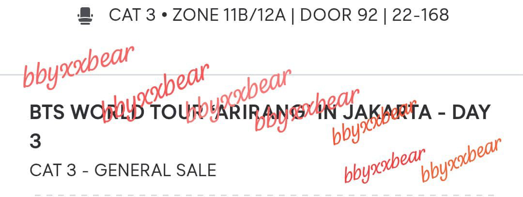 bbyxxbear's tweet photo. wts day 3 cat 3
💸 3 juta
💐Full payment nya pas tukar tiket fisik, tapi DP dulu ya ges 
🌻tukeran akun pribadi, wa/line boleh. mau ketemuan dulu jg boleh ini tiketnya pake nama aku dan email aku sendiri ya, jadi aku bantu urus sampe fisik pasti dan nanti nonton brg temen aku https://t.co/bbydHYKlMU