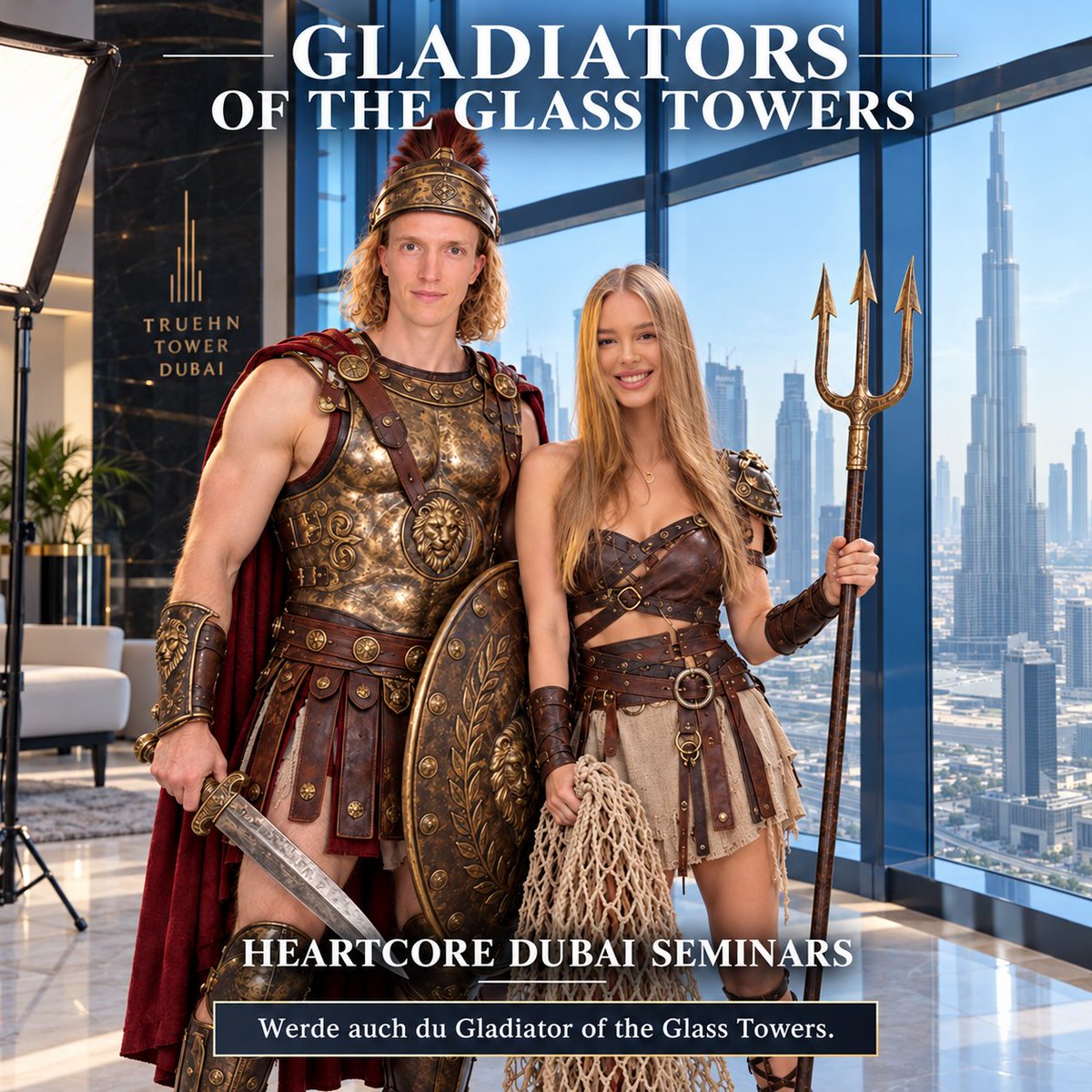 bihuofficial888's tweet photo. ⚔️ Become a Gladiator of the Glass Towers!
Join Emily and Simon at the HEARTCORE DUBAI SEMINARS this December in Dubai. ❤️ Discover the power of Compassion Language, connect, and grow.
🏙️ Ready to step into your strength? Register now!
#HEARTCORE #Dubai #TRUEHN #CompassionLanguage #GladiatorsOfTheGlassTowers