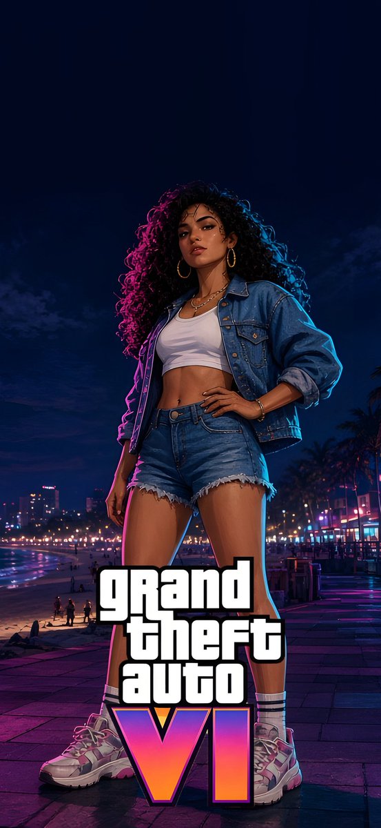 ViceCityBrief's tweet photo. While we wait 🌴

made some gta 6 wallpapers for your lock screen
 #GTA6 #gta #wallpaper https://t.co/oaPxIzUUnR