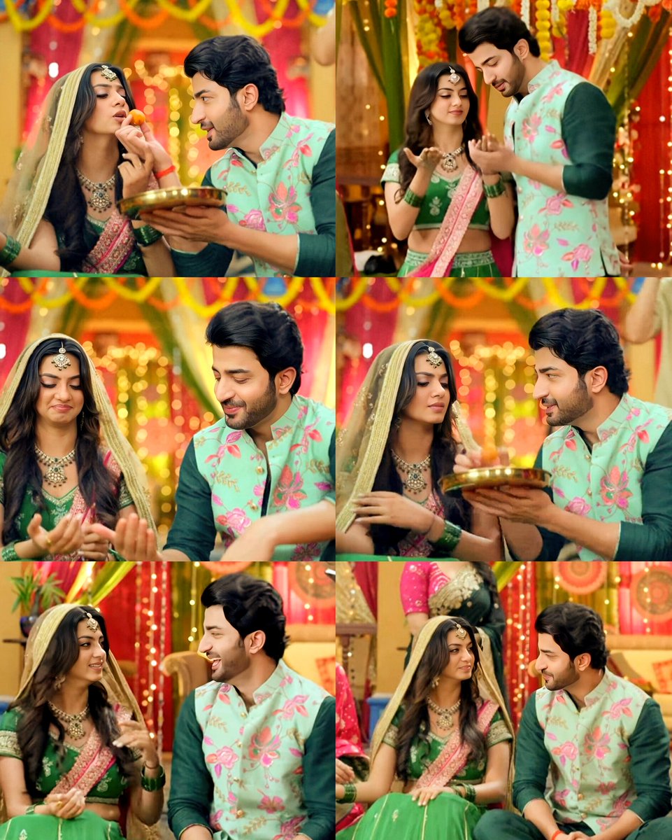 kriyamvibes's tweet photo. Rajdheer cute mehendi moments ❤️
wish we could have got more mehendi scenes 
#mahadevandsons #Rajdheer https://t.co/KXI2R18nkh