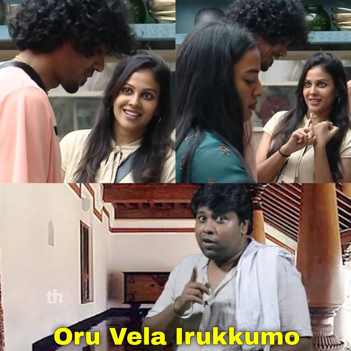 rocksarun_'s tweet photo. Oru Vela Irukkumo ? 

#BiggBossTamil10 https://t.co/tvDR1W9m5p