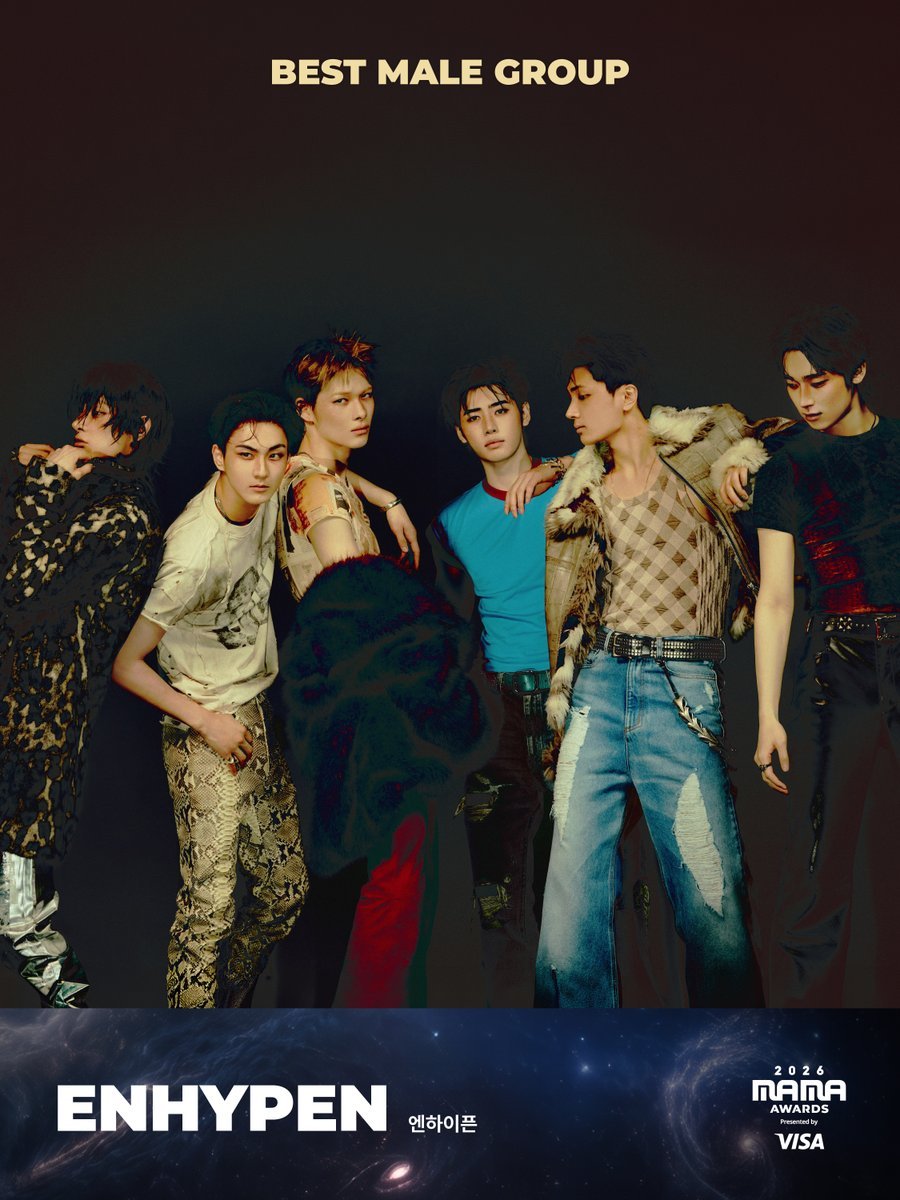 jungwonprfct's tweet photo. Enhypen foi indicado ao Best Male Group no MAMA https://t.co/TRlqIJCwSP