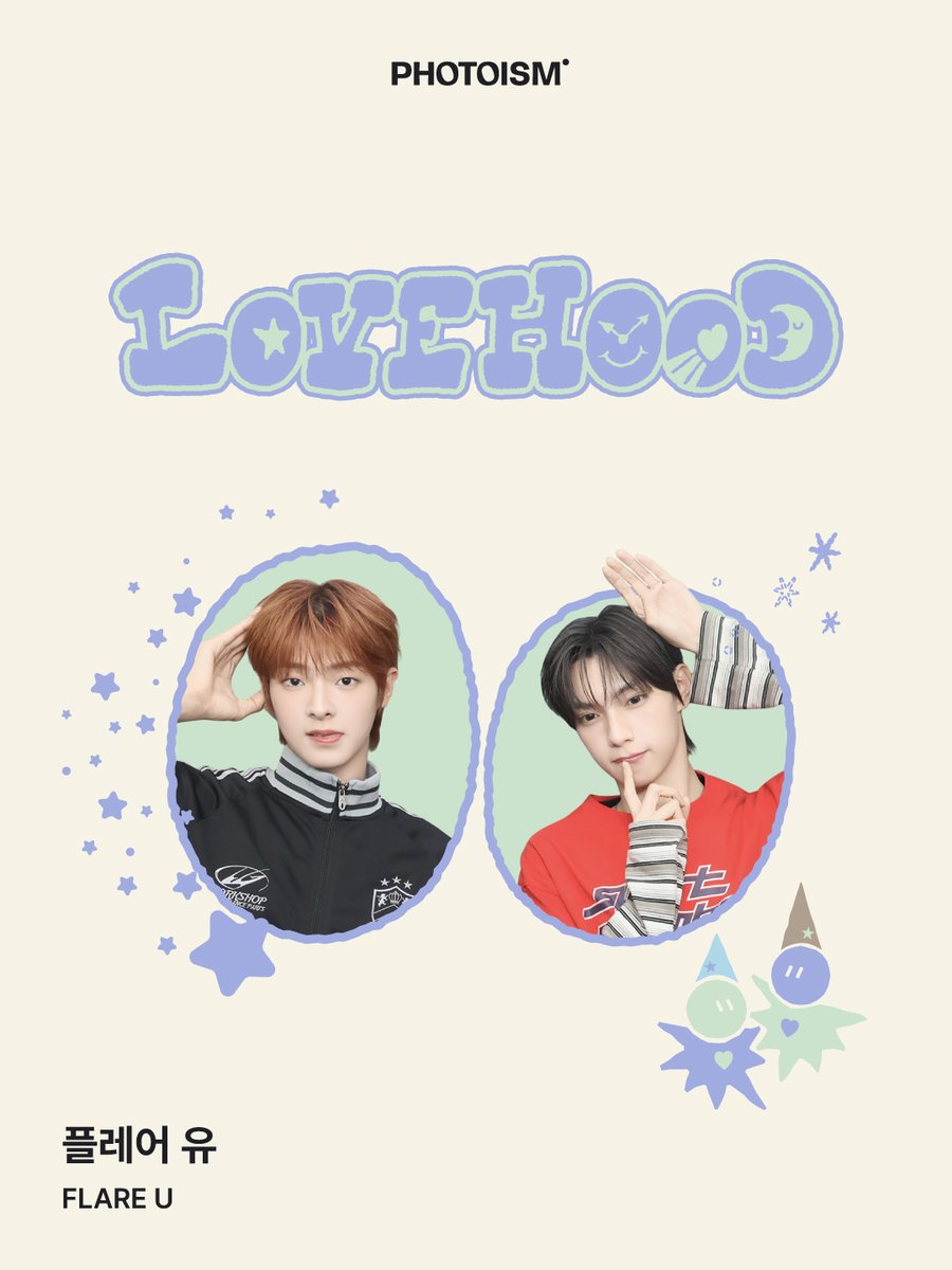 PhotoismJP's tweet photo. PHOTOISM X FLARE U
ARTIST FRAME OPEN !

「FLARE U」の2nd Mini Album [LOVEHOOD]の発売を記念してアーティストフレームがオープンいたします。

📅 10月14日(水) ~
* 終了のお知らせまでご利用いただけます。

※ 「Gap Factory Store ユニバーサル・シティウォーク大阪店」を除く、Photoism全店舗で撮影をお楽しみいただけます！

ONLY IN PHOTOISM