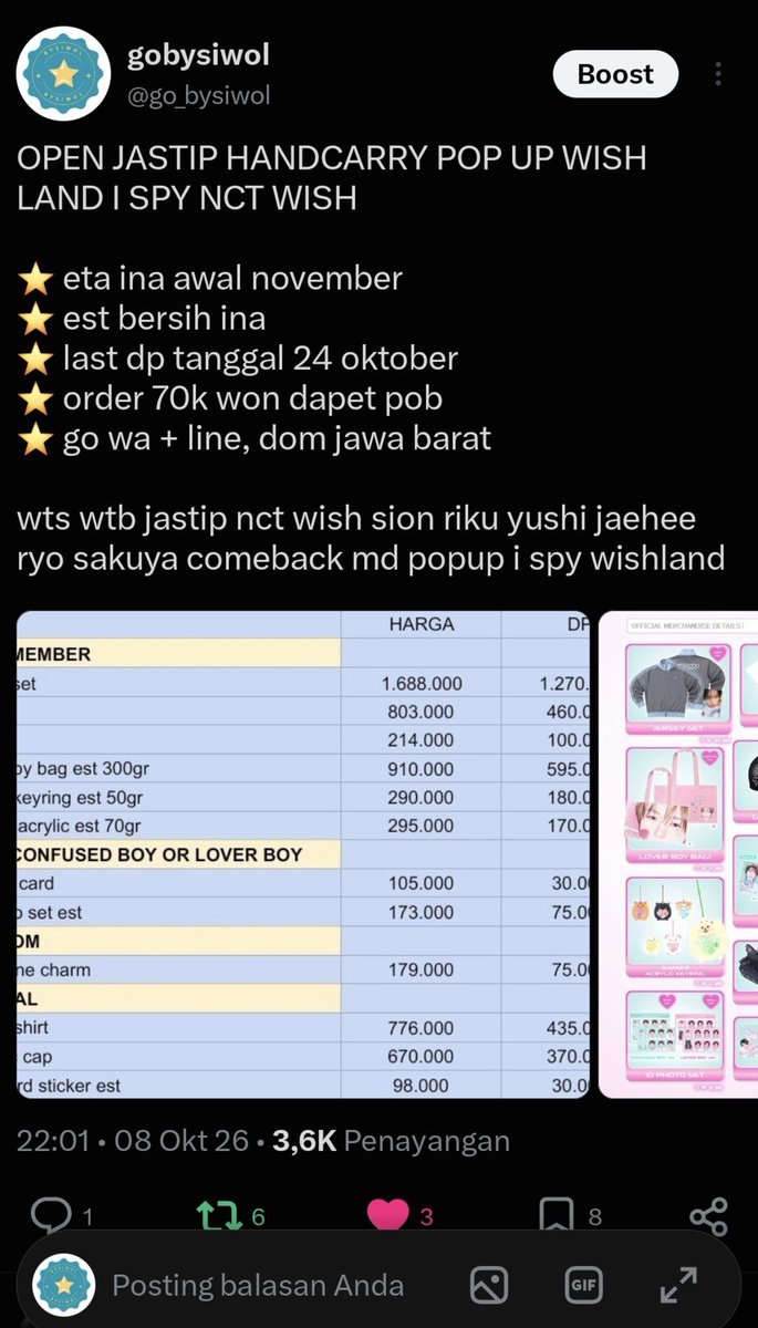 syagiya's tweet photo. @go_bysiwol bismillah dapet🤍 https://t.co/JFZOs4mmdI