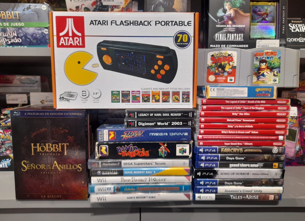 GameplayStores's tweet photo. 🔥Entrada de SEMINUEVOS🔥
#retrogames #retrogaming #playstation #psx #playstation3 #ps3 #playstation4 #ps4 #sega #dreamcast #Megadrive #Nintendo #Nds #Nintendo3DS #3DS #ps2 #Playstation2 #wii #xbox #xboxone #gameboy #bluray #msx
🌍Disponibles en tienda y https://t.co/aBSiV6KguD https://t.co/5YGiFh2B9t