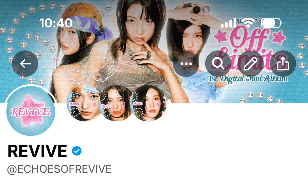 ECHOESOFREVIVE's tweet photo. ㅤ
             REVIVE SUB-UNIT DEBUT
        ️️𝕺𝑭𝑭 𝕷𝑰𝑴𝑰𝑻𝑺  𝑏𝑦  𝐓𝐇𝐄 𝐑𝐄𝐕𝐎𝐋𝐓

        RELEASED    —    Oct  12,   2026
        ⋆ ┆ ALL RIGHTS RESERVED ┆ ⋆
ㅤ https://t.co/GXUgkjRRKp