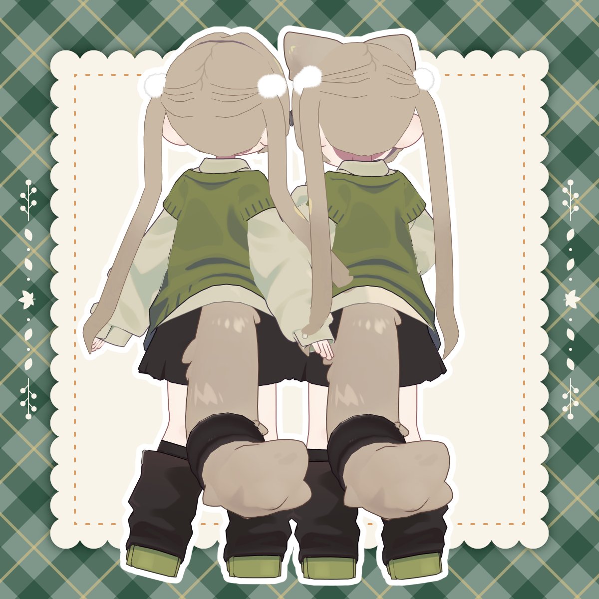 mochinoko_wow's tweet photo. \ ✨新作髪型　期間限定無料配布✨ /

キプフェル用のシンプルなツインテールです❣

前髪のシェイプキーでがらっと印象を変えることができます...！

3日間限定なのでお早めにどうぞ！

https://t.co/dBmzQUAkMp #booth_pm https://t.co/M42z2ajmKn