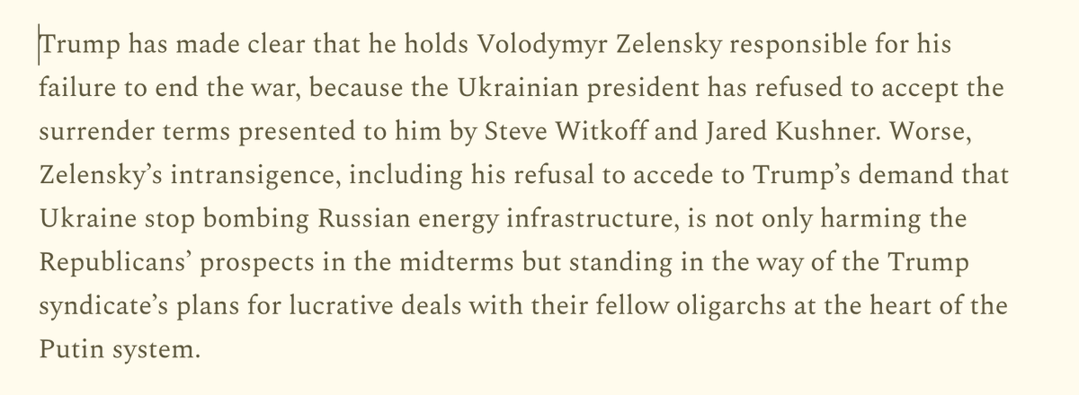 Simon_Nixon's tweet photo. Trump's dirty diesel deal with Putin is not just a betrayal of Ukraine. It sends an ominous message to Kyiv, Europe and the world. My latest on what's at stake for Ukraine and the transatlantic relationship and whether domestic US politics might come to the rescue (link below) https://t.co/XjmtZMBUs6