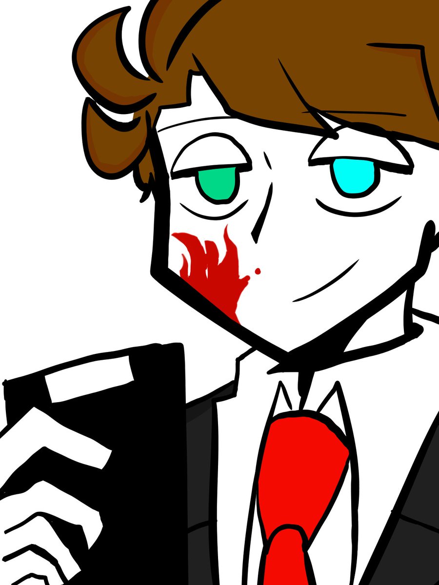 r_olbc's tweet photo. 職員に擬態した何もない
三本アホ毛が一生納得いく感じに描けない。 https://t.co/z5rdCrcI5o