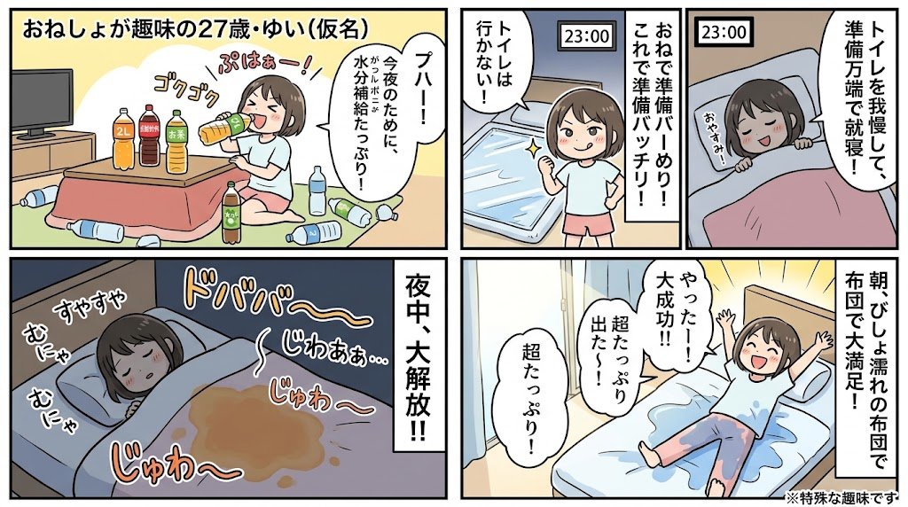 yaxb0g's tweet photo. https://t.co/NiuK6QhtxJ
今日抜いた漫画。27歳女性がわざとおねしょして大喜び。
おむつだとしてもおねしょそのものを楽しめる人ってやっぱり見てて幸せになるね( ＾ω＾ ) https://t.co/w6sjRtGDmu