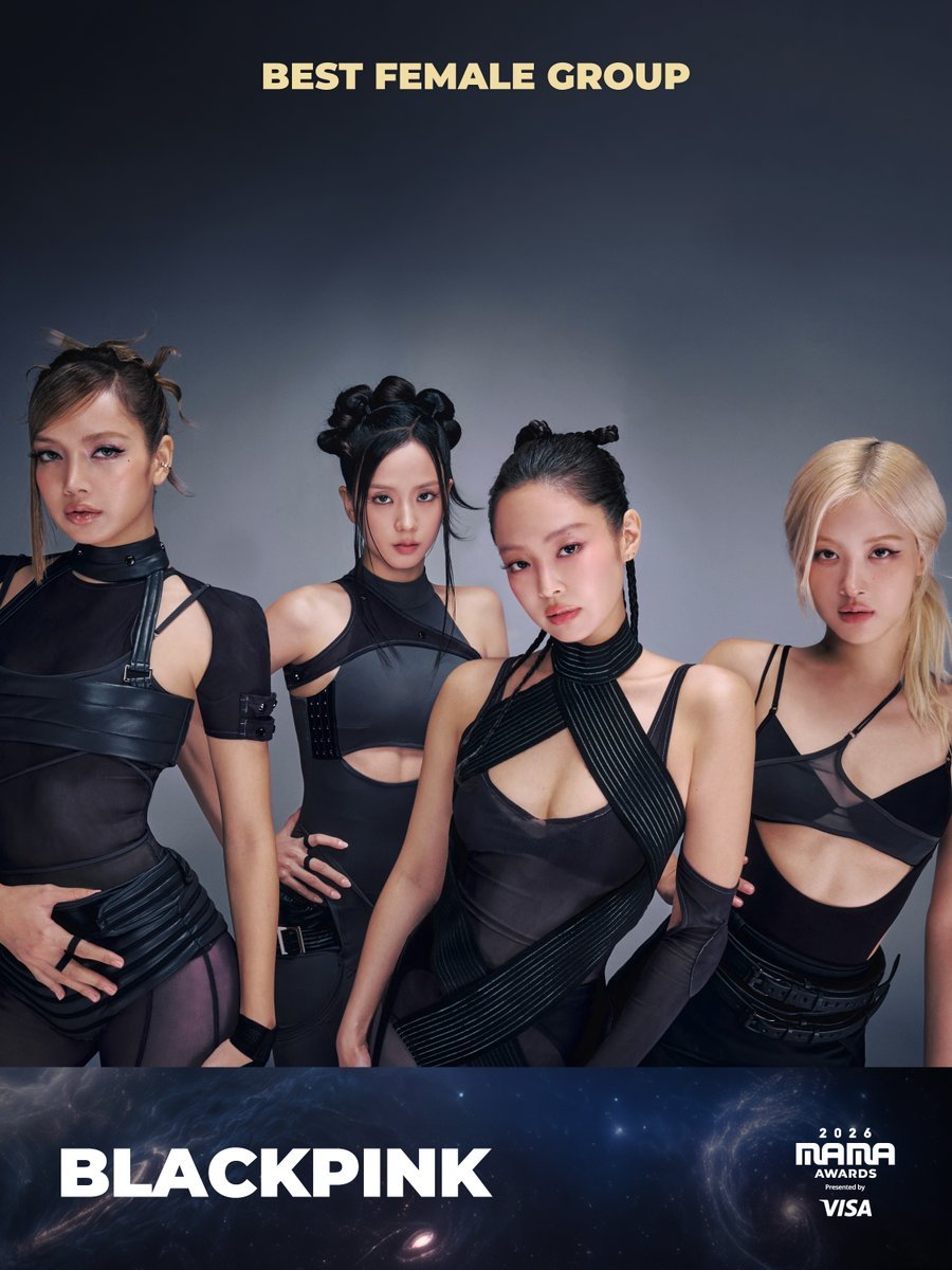 BBU_BLACKPINK's tweet photo. #BLACKPINK is nominated for “BEST FEMALE GROUP” at the MAMA Awards 2026. https://t.co/nMP63lu0ca