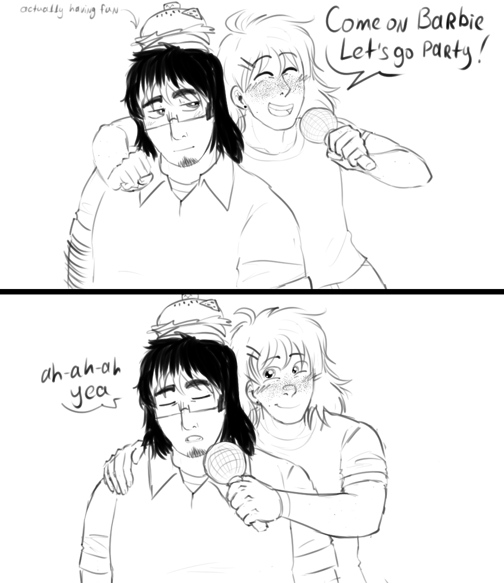 zuzu_mineralka's tweet photo. 4 more days of pizzaburgertober (made by @Jeo_Jello )
Day 8 is gonna be a comic again💀 
#pizzaburger #pizzaburgertober https://t.co/VQRm7EqHrI
