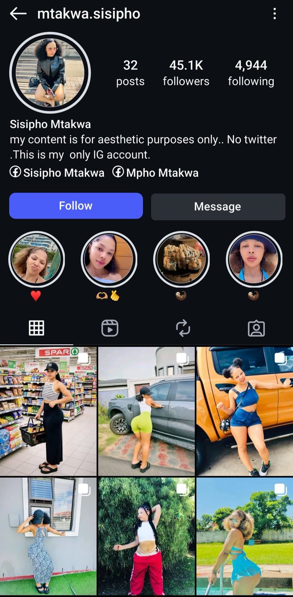 Nosi2000_'s tweet photo. Kindly follow my girl Sisipho on Instagram https://t.co/4oaR0k5LU2