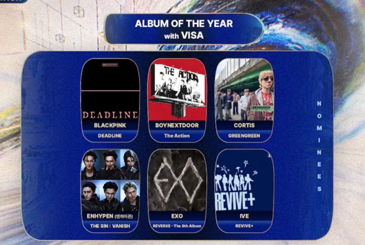 eomcoertis's tweet photo. GREENGREEN IS INCLUDED FOR ALBUM OF THE YEAR 🫪?!?! https://t.co/KonXJ8Gujs