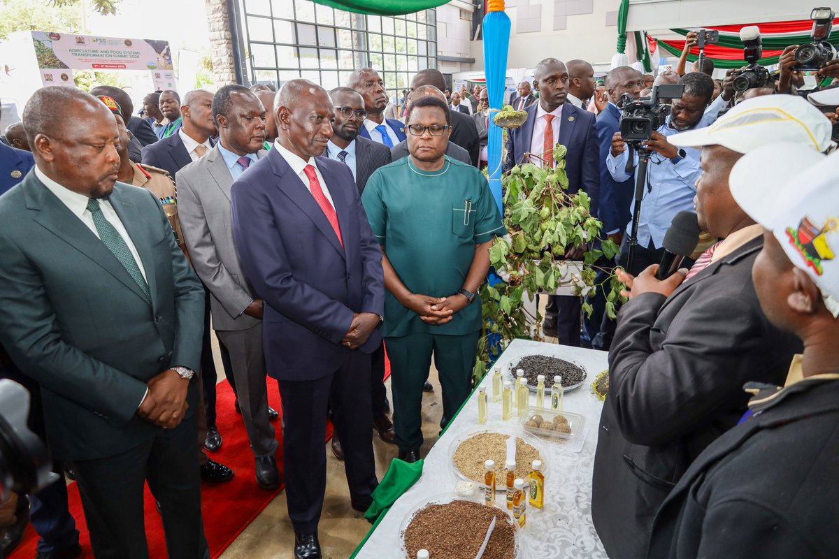 CS_MoALD's tweet photo. AGRICULTURE SUMMIT 2026: TURNING THE PROMISE OF TRANSFORMATION INTO PROSPERITY FOR FARMERS

As the Agriculture and Food Systems Transformation Summit 2026 came to a close, the focus shifted to the future of Kenyan agriculture, where innovation, technology and investment must translate into better livelihoods for farmers.

Over three days, more than 10,000 farmers and stakeholders came together to examine the journey of Kenya’s agricultural sector, the progress made and the opportunities ahead. The conversations centred on a critical priority: moving beyond increased production to making farming more profitable, sustainable and commercially viable.

From irrigation and climate-smart farming to digital agriculture, mechanisation, value addition and stronger market linkages, the vision is to empower farmers to produce more efficiently, reduce costs, access reliable markets and earn better returns from their work.

The future of agriculture must be built around the farmer, from the smallholder in the field to the agripreneur embracing new technologies and creating opportunities for the next generation.

As the summit concludes, the task ahead is clear: turn the commitments into action and ensure that the benefits of agricultural transformation are felt on farms, in farmers’ incomes and across Kenya’s food system.

The future of Agriculture is not just about growing more. It is about making farming pay