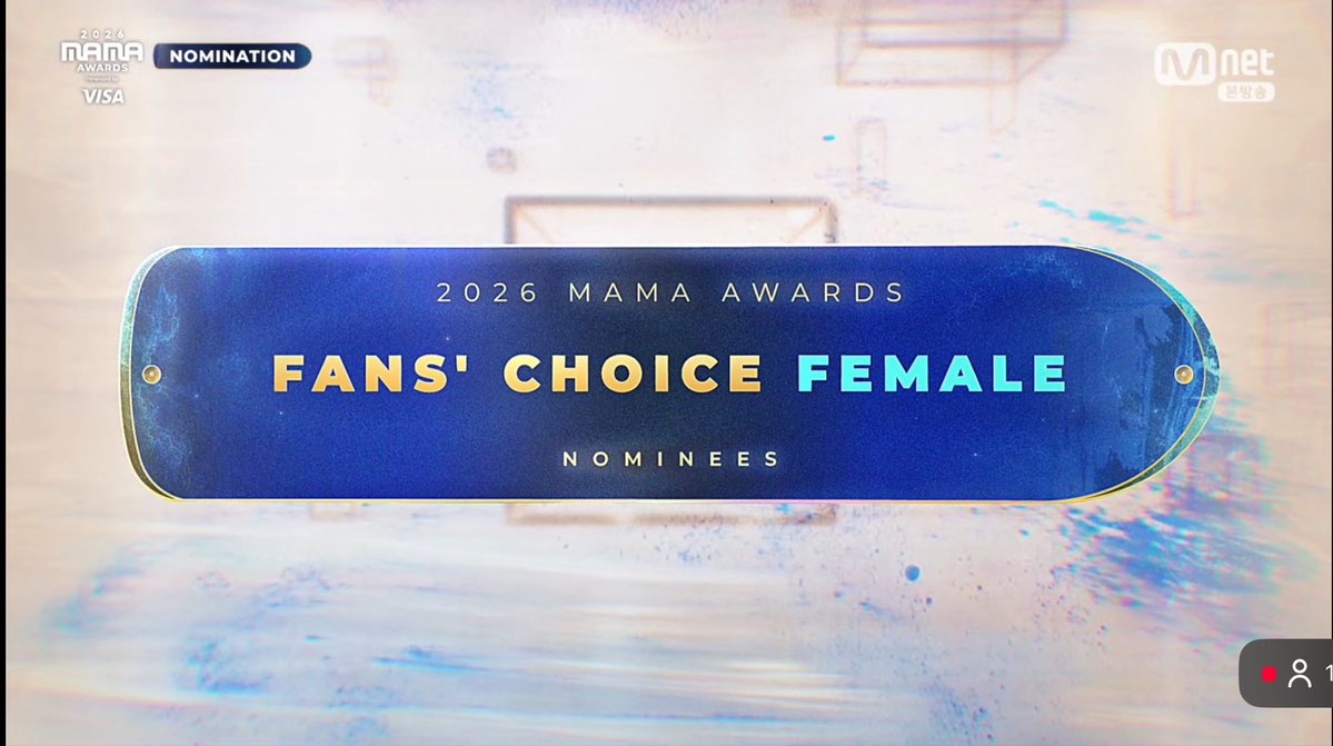 TWICEANALYTICS's tweet photo. 🚨 @JYPETWICE is nominated for "Fans' Choice" (Female) on 2026 MAMA Awards! 🔥 

— ONCEs! Get ready to vote via Mnet Plus app &amp; X! The voting will officially start TODAY, 7PM (KST)! 💫 https://t.co/Jn09EBUze3