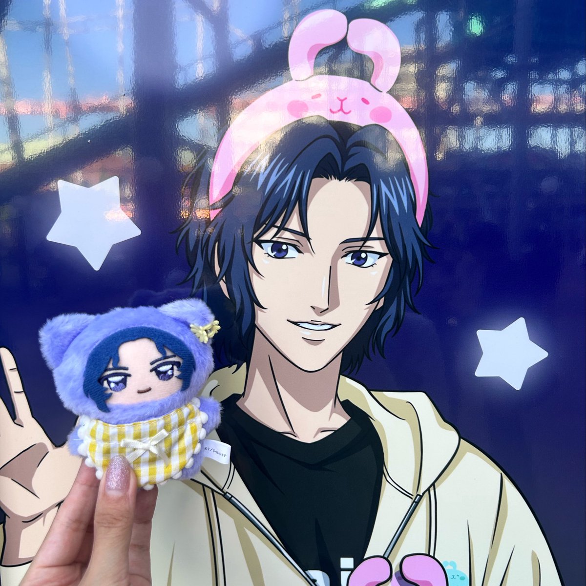 ms5__mm's tweet photo. こんなに𝐶𝑢𝑡𝑒なうさいぬカチューシャ付けてるのにかっこよすぎる₍^. .^₎⟆🎶 https://t.co/faCTrKTdxs
