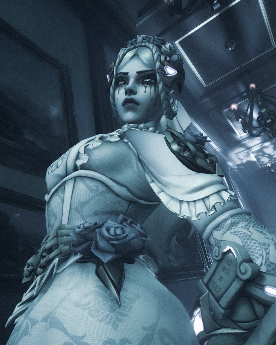 8aranea's tweet photo. ghostly bride widowmaker 🤍

#overwatch #owtwt #widowmaker https://t.co/sOlBiTiQKp