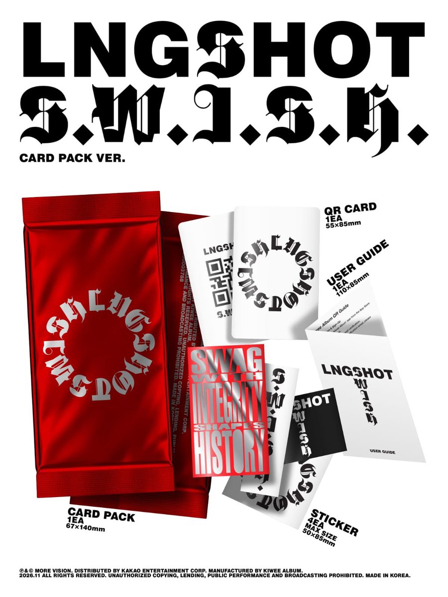 luvleywonungie's tweet photo. PRE-ODER LNGSHOT EP [S.W.I.S.H]

- STANDARD VER (random/sharing) 💸  380k dp 200k
- STANDARD VER (set) 💸 1,9jt dp 1jt
- CARD PACK 💸 170k dp 100k

✅ POB (web nyusul)
✅ Bersih ina
✅ Cicilan 
✅ Potongan harga setiap beli 5pcs (berlaku kelipatan)
💵 Bookslot min 100k
📍 Jkt https://t.co/3RMVD5Coj1