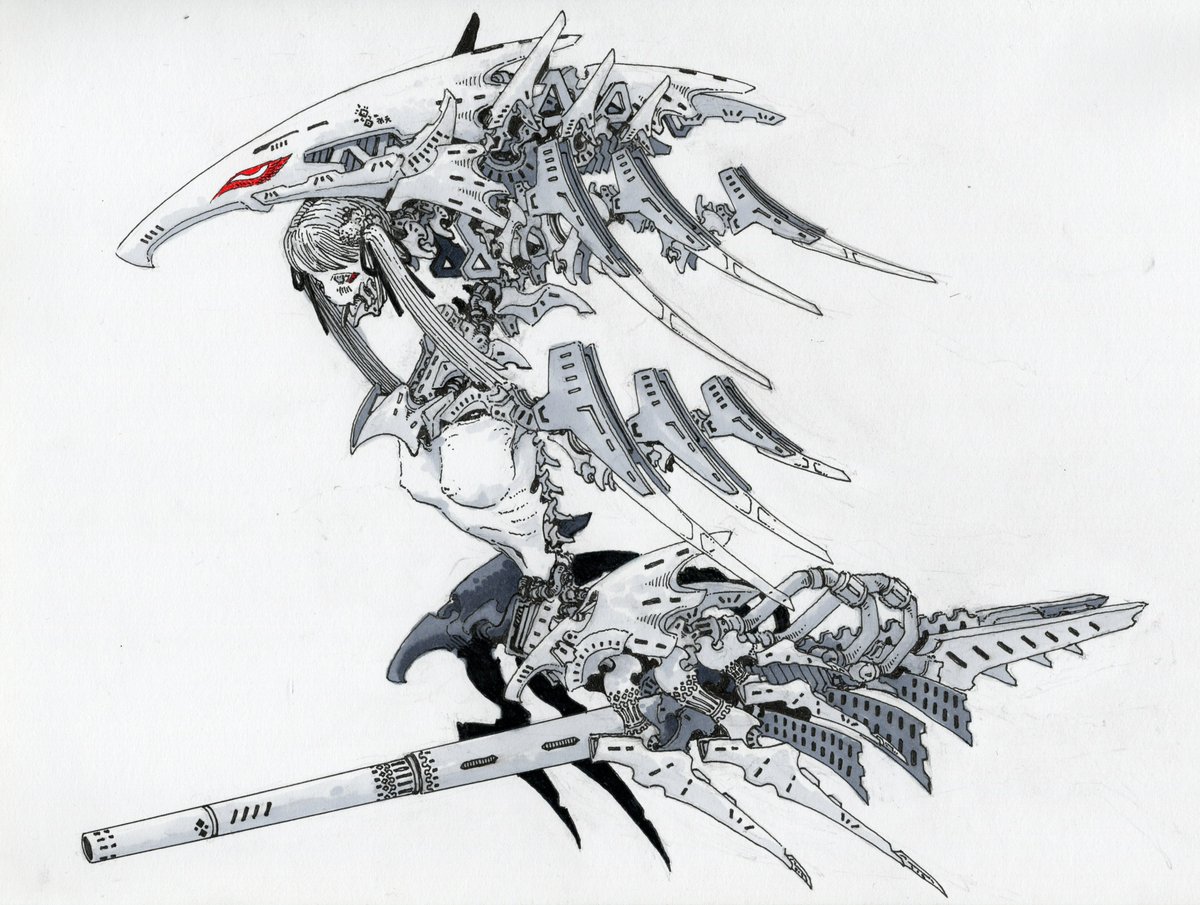 VoxBelicosa's tweet photo. Necrotech: Izmailov's Stargazer

Inspired by the works of @ / megrim_haruyo https://t.co/54Z0uJw3ai