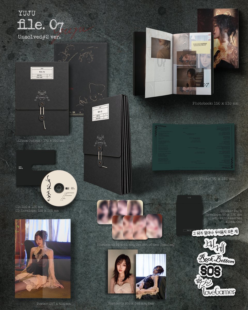 YUJU_atarea's tweet photo. 유주 (YUJU) 4th Mini Album 𝚏𝚒𝚕𝚎. 07 [𝚄𝚗𝚜𝚘𝚕𝚟𝚎𝚍#𝟸]

𝙰𝚕𝚋𝚞𝚖 𝙳𝚎𝚝𝚊𝚒𝚕 𝙿𝚛𝚎𝚟𝚒𝚎𝚠

2026.10.14 6PM (KST)

#유주 #YUJU
#file07 #미제
#ATAREA #앳에어리어 https://t.co/nVdhIe7HIB