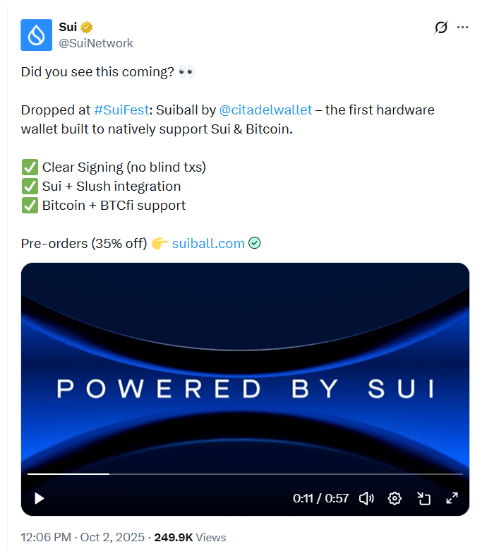 bitcoinmalaya's tweet photo. In August, @suiballO claimed the manufacturing is almost done and they will send out shipment email early Sept

It is now Oct 2026

This is a project promoted by @SuiNetwork 

The community deserves clarity https://t.co/DBTsAQjNrj