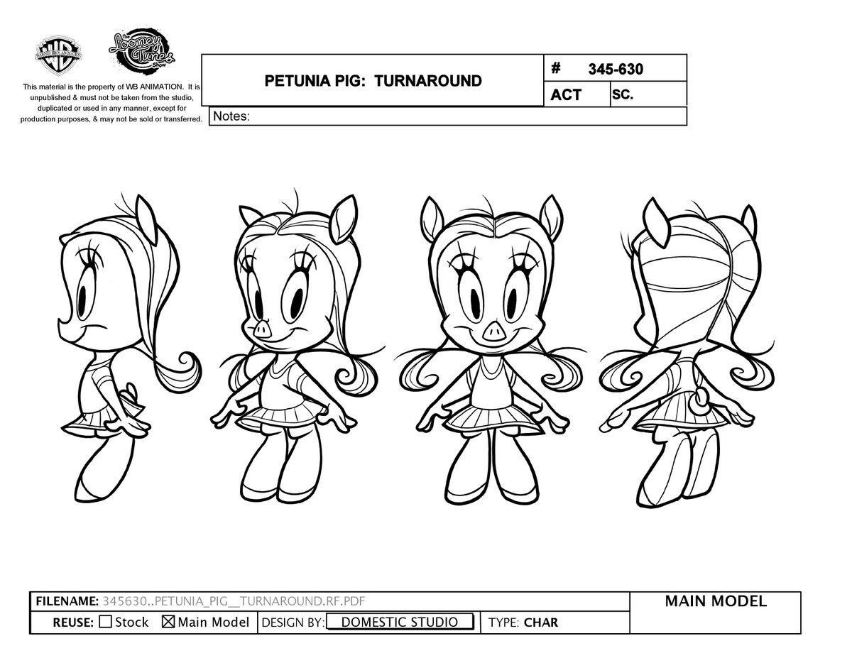 junketsu600's tweet photo. so there was going to be 2 Female ones for the Pork, no seriously what was this show going to be about, rivalry, different /moments that older audience know, fun gags and slapstick humor, IRL scenarios #TheLooneytunesShow #PetuniaPig #Cartoon #Anime #looneytunes #MarisolMallard https://t.co/Cwaz567gER