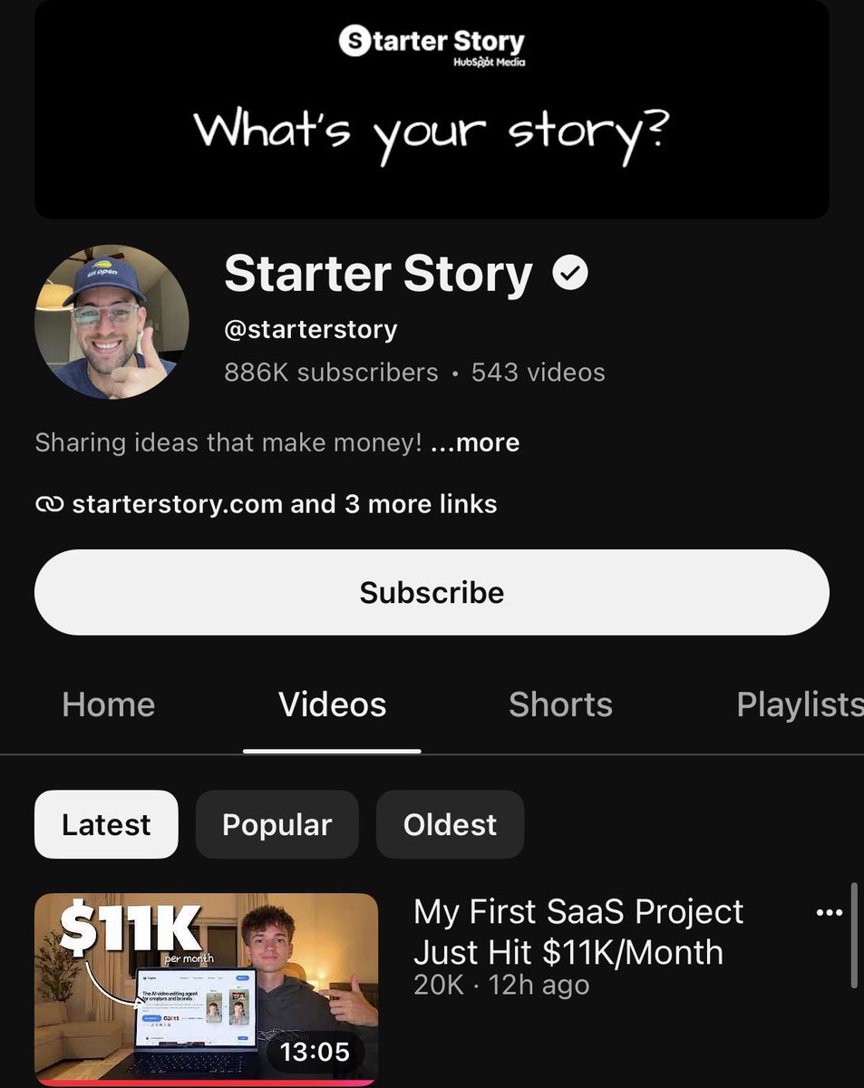 VadimStrizheus's tweet photo. this genuinely is a full circle moment..

I discovered vibe-coding about 8 months ago, back when I was 18. 

I watched Starter Story, and got inspired by these other founders building apps and becoming successful. 

so I quit my job at 18 and I burned the boats I had and forced myself to figure it out. 

6 months later after building I got my first sale ever, and I was hooked from then. 

then I scaled down on UGC marketing and we crossed $10k/mo. 

since this interview the startup has grown even more and we crossed 90k users yesterday. 

and if you’re still reading this, this is just a reminder that can you genuinely do anything that you set your mind to. 

wether it’s building a complex software or making your first dollar on the internet. 

if I can do it without having any tech or coding experience, then what’s stopping you? 

go ahead and crush it.