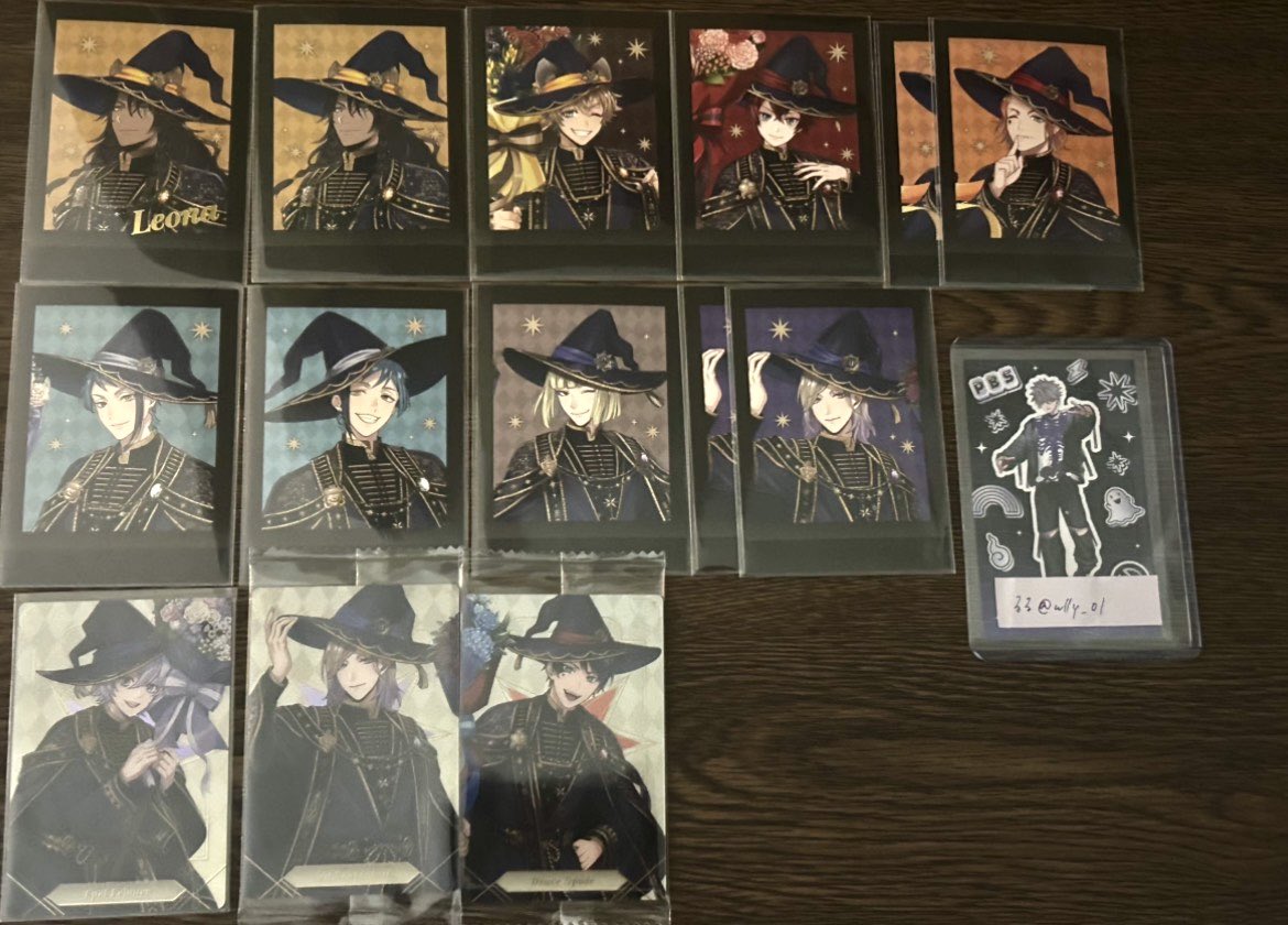 wlly_09's tweet photo. 【交換 譲渡】ツイステ アニプレックス オンラインくじ マスターシェフ
譲￤画像のもの
求￤画像4マレウス > 定価＋送料
✧︎箔⇔箔のみ
✧︎なるだけ迷子を減らしたいため纏めての方優先
✧︎郵送のみ
検索からもお気軽にお声掛けくださいꕤ*.ﾟ https://t.co/QkTFtnvjaG