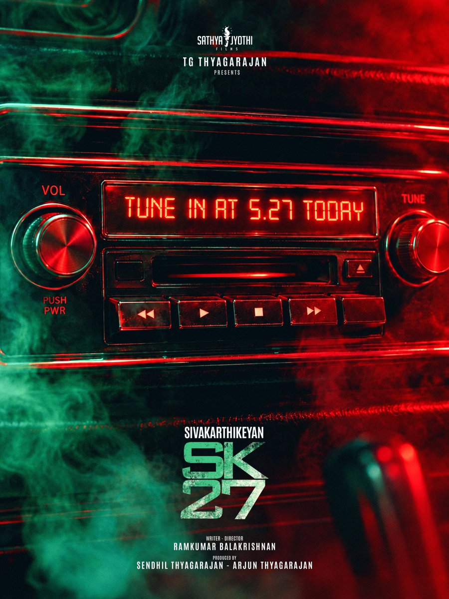 MDKMSKNI's tweet photo. #SK27 gets louder at 5.27 - tune in for the announcement!

Get Ready Next Sambavam Loading...✨💥💥

Most wanted Student 🔥🔥💥

Starring @Siva_Kartikeyan anna💥❤️

#மடத்துக்குளம்SkFC 🎯

#திருப்பூர்புறநகர்மாவட்டம்SKFC
 ✨
#உடுமலைப்பேட்டைSKFC 🎈

@AllIndiaSKFC
@AnandSkfc https://t.co/Mnx7h4A4CF