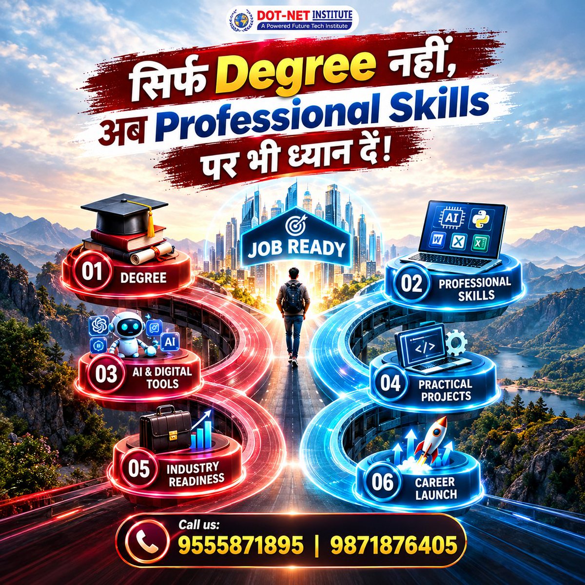 dotnetinstitute's tweet photo. AI ke Daur me Degree kaafi nahi hai! 🤖⚠️
24 October 2026 | 10:00 AM | Online & Offline
👉🏽Enroll Now: https://t.co/quKdmWmGnT
📞 Call Us: 9555871895 | 9871876405
🎓 DOT-NET INSTITUTE 🎓
AI-Powered Future Tech Institute
#DOTNETInstitute
#newbatches
#professionalcourses https://t.co/L3j5VZrMq1