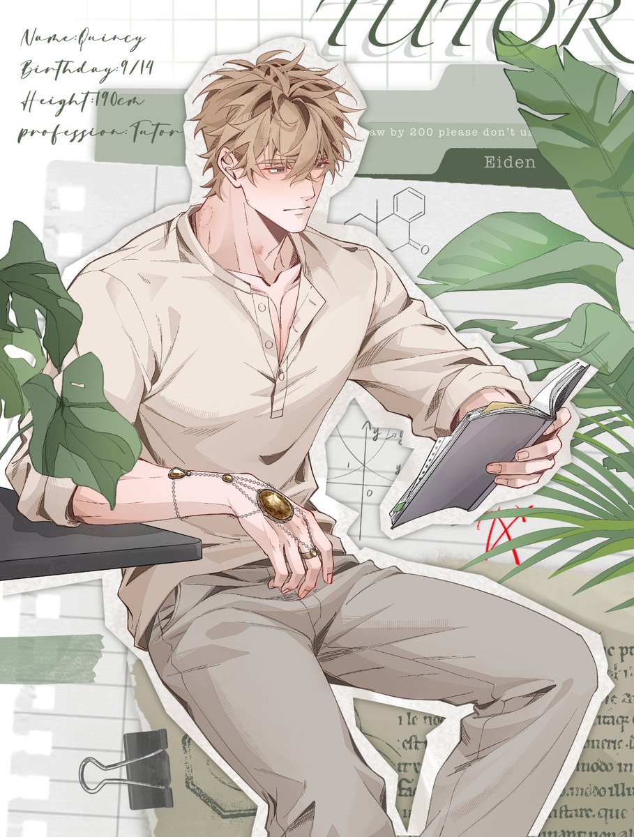 3195417252Aniki's tweet photo. #NUCarnival #新世界狂歡FA #ぬカニ_FA #崑伊 #Quincy
Today's setting is——tutor Quincy.
📚🖋️💛 https://t.co/3sCT4slJP7
