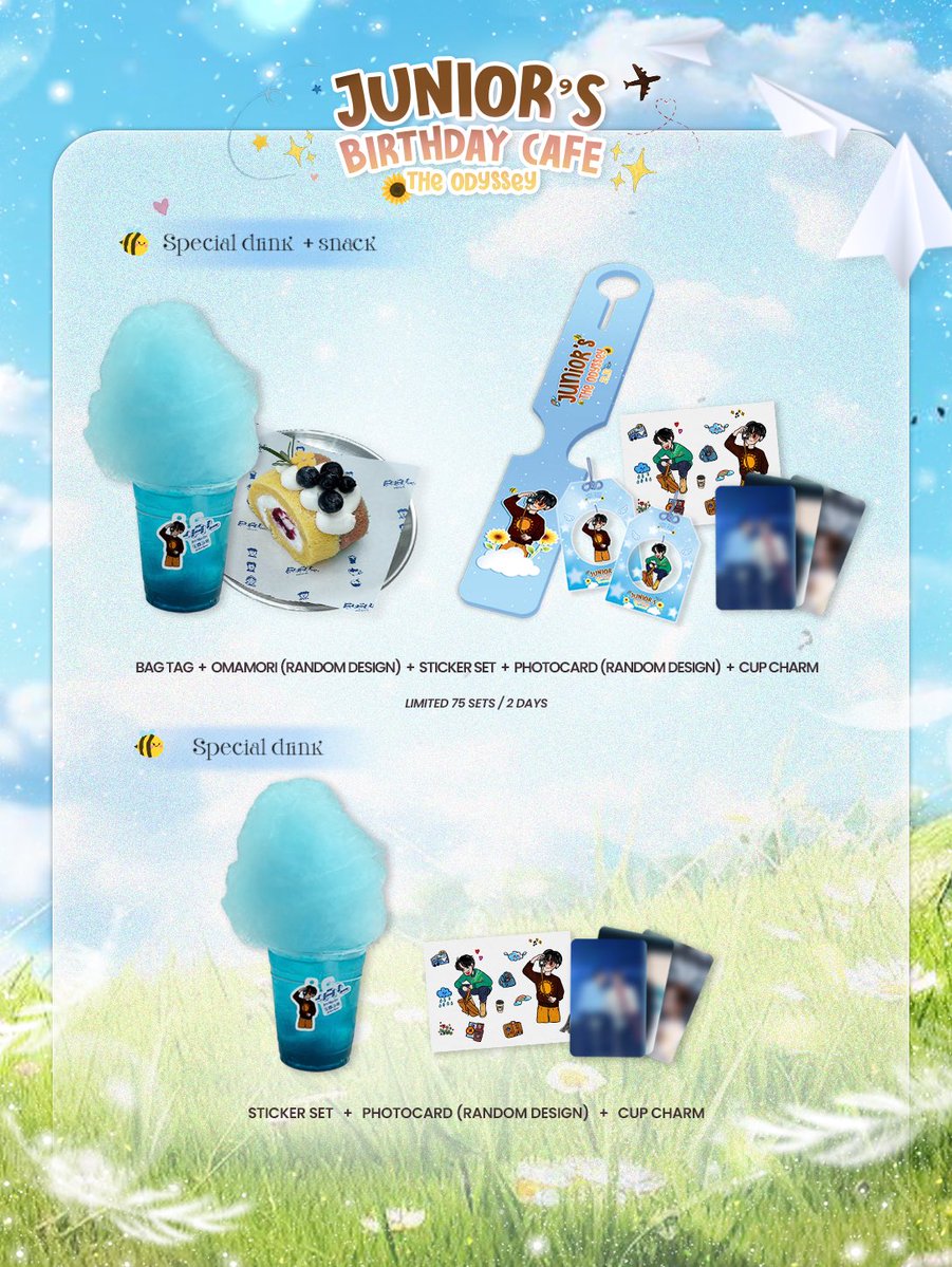 MorninggBliss's tweet photo. ✦⁺₊✩⋆ JUNIOR’S BIRTHDAY CAFE ⋆✩⁺₊✦

Preview for Special Menu and Giveaways ·͜·

🗓️: October 23-24, 2026
🕙: 10:00AM - 6:00PM (5:00PM on SAT)
☕️: PAL Bangkok, Banthat Thong

— #junniorrs 
#JuniorTheOdyssey 
#Junior30thBDPJ https://t.co/dAZdslxUf8