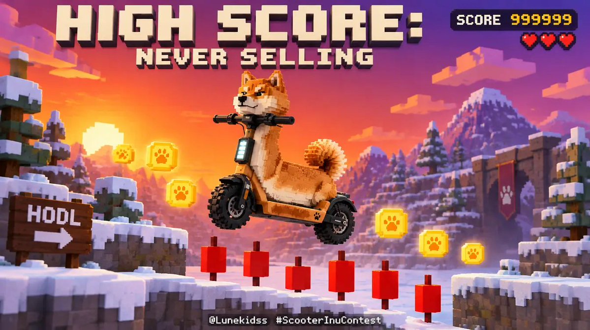 Lunekidss's tweet photo. if Scooter Inu was a game cartridge ๐ฎ
four levels. zero sells. one very fast dog
#ScooterInuContest #ScooterInu #Solana https://t.co/Wgg6mHcASs