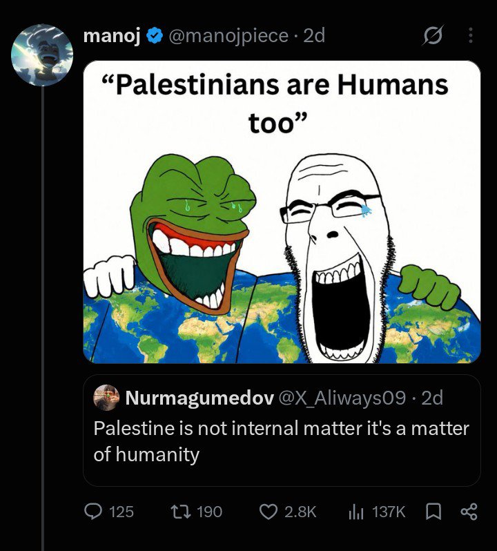FAQyoubro's tweet photo. @Btsharshu7 @Btsharshu7 you really Don't know or just pretending not to know?? The way you guys dehumanize Palestinians who literally have no connection with you.. Always mock them for hunger and here you're acting like you guys are some SAINTS!! your national/fav word is literally "r@nDi"!! https://t.co/K5BthkTTPL