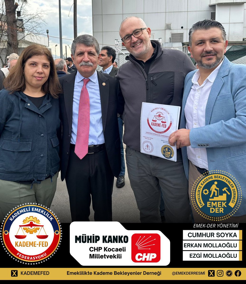02akgull's tweet photo. 🔴Prim esaslı kademe, emeklilik hesabına emeğin gerçek izlerini taşır. İşe giriş tarihini tek ölçü sayan yaklaşımın yerine, ödenen primleri dikkate alan bir sistem istiyoruz. Kocaeli’deki arkadaşlarımızın sesi duyulsun‼️

 @EmekDerResmi #KademeKocaelide https://t.co/2vkD6PV1Z3