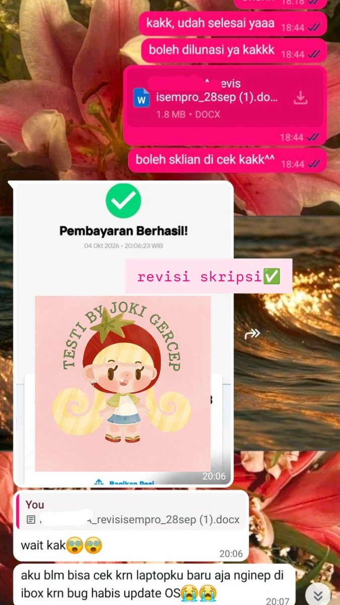 owdeeei's tweet photo. 310. spesies review✅
311. revisi skripsi✅
312. formatting skripsi✅
313. edit video 1 menit ✅
#zonauang https://t.co/7feX79o0mo