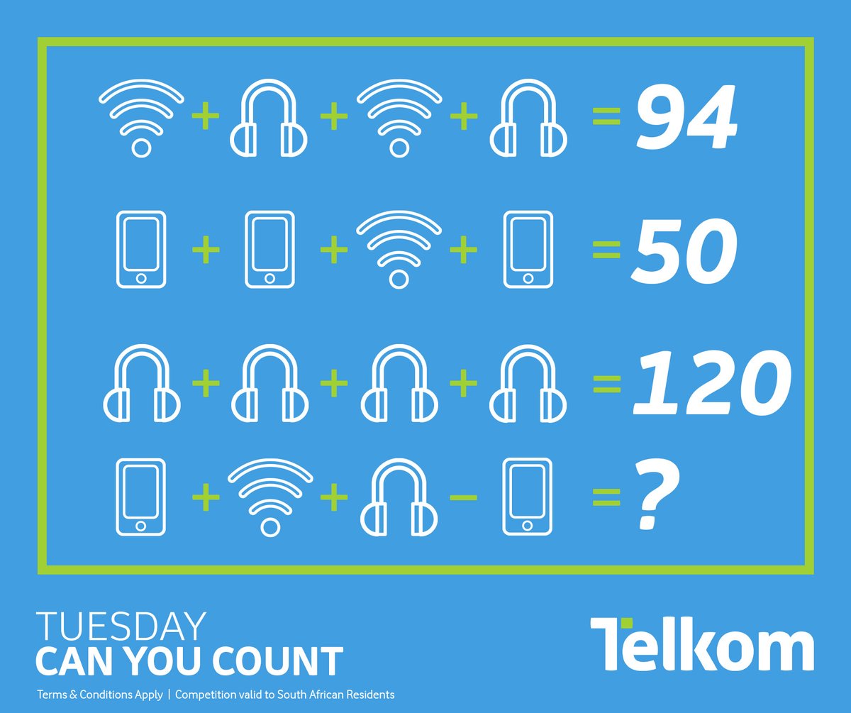 TelkomMYSIM's tweet photo. Can You Count?   
Test your skills with this tricky one!    
Comment your correct answer below for a chance to WIN a share of #Smartloadfunds #CanYouCount #WinWithMYSIM https://t.co/ymE4y9Che9