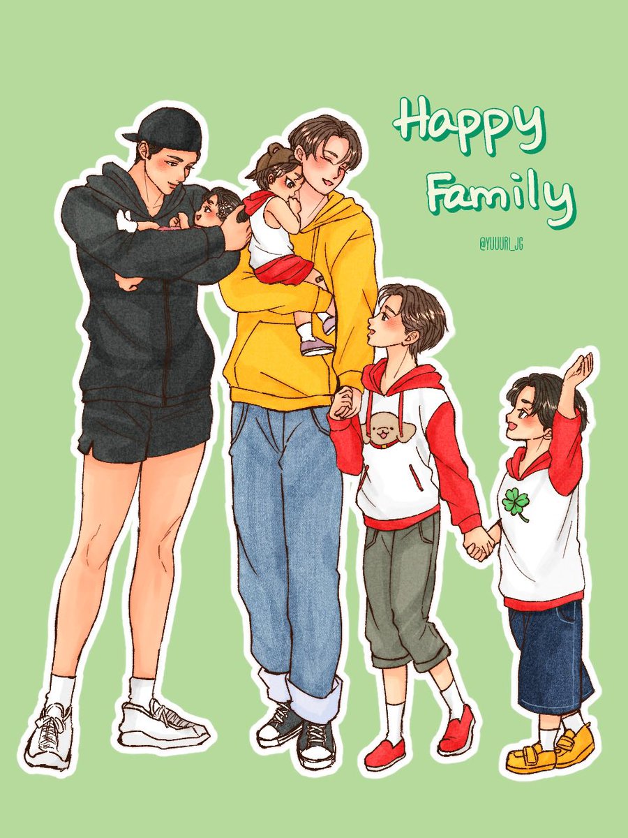 yuuuri_JG's tweet photo. 🐶: Papa, next time take me with you to the F1 race!
🏎️: I wanna go too!
🐧: Dada, Guinzly and Nong Gib too!
🐻: Alright. Next time the whole family will go ☺️

Happy JGG family 💖

#JossGawin #GUINZLY #จอสก��ิน https://t.co/7OTzULfC9y