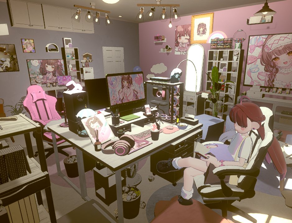 n9noc's tweet photo. マジでガチの集中作業してます！だれでもどうぞ！
よかったらあそびにきてくださいね～～～～～
いただいたFAかざったりしてる！かわいい

「さめなぐるーむ」で作業を始めました！
一緒に作業しませんか？
https://t.co/qV1GMOIZxc

マルチルームID：JN4BE8B85H34
#gogh #goghOnSteam https://t.co/cAU0136qNa