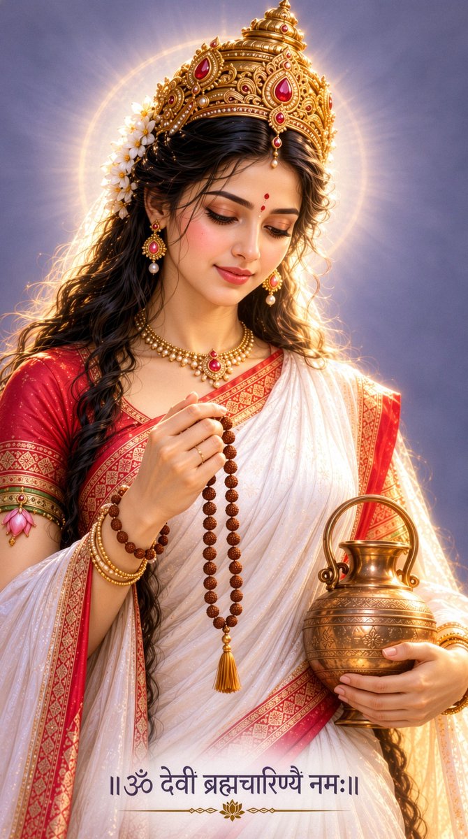 Geetashloks's tweet photo. Jai Maa Bramhacharini ✨ https://t.co/KwVWZqTiZU