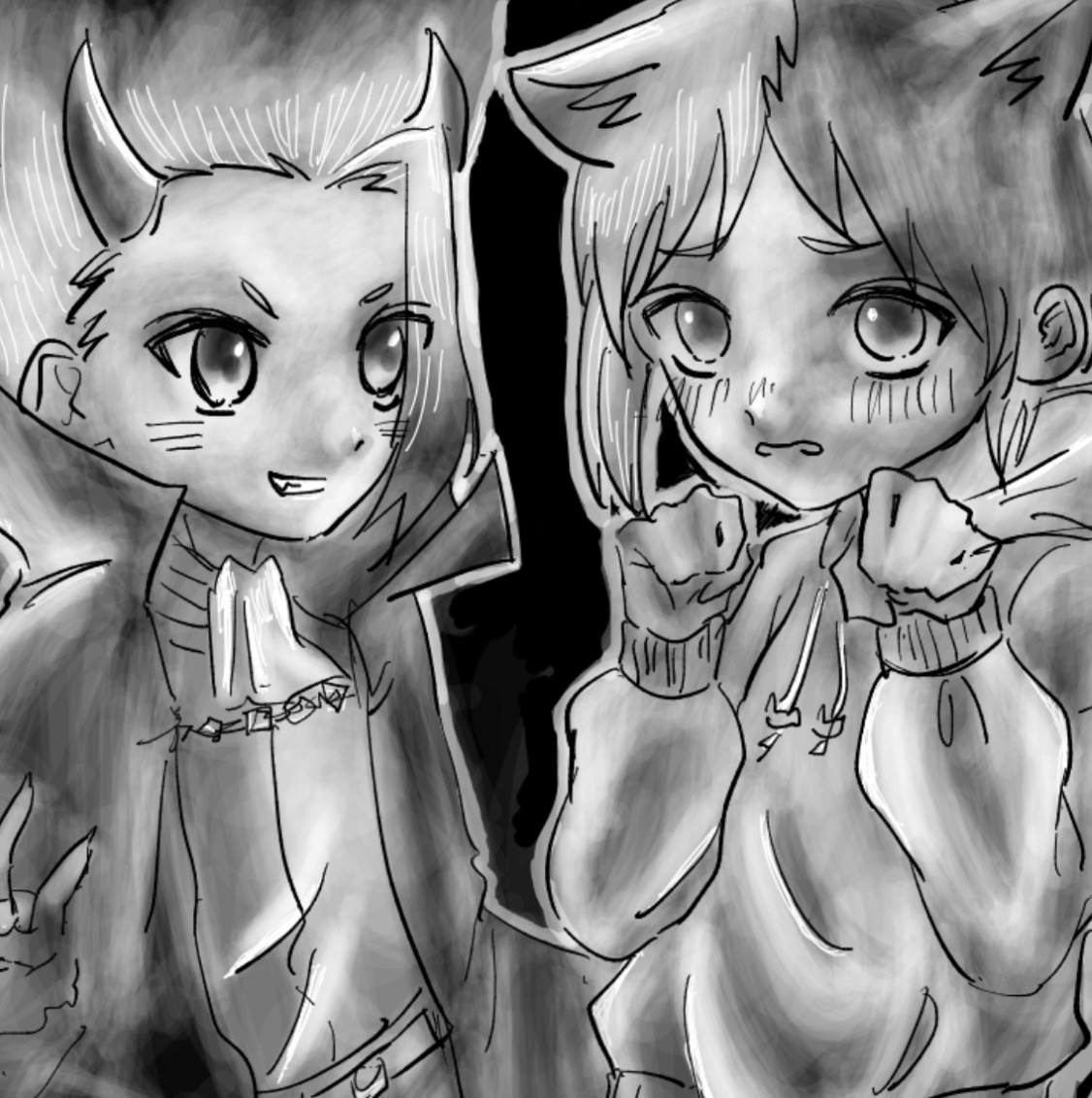 stko29's tweet photo. ショタ千空とショタゲンでハッピーハロウィン❣️🎃🐈‍⬛🧛 https://t.co/FqCtLQ7ZNJ