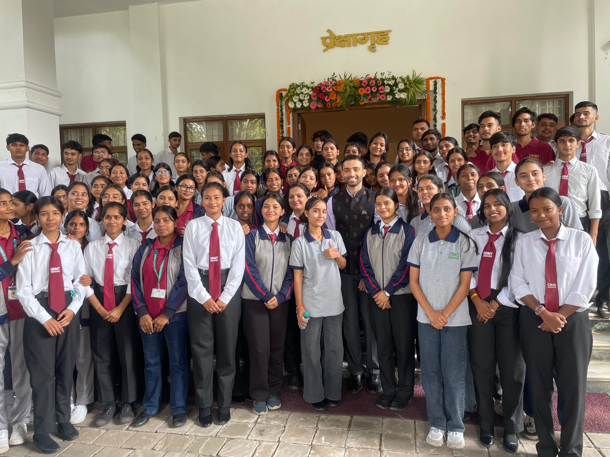 majrssambyal's tweet photo. Honoured to be invited by the Hon’ble Governor of Uttarakhand to share my thoughts and insights at the launch of the Deep Tech 2030 initiative.

Equally inspiring was engaging with young students whose curiosity, creativity, and ambition reaffirm that India’s greatest innovation story is still being written.

As we look towards the future, one truth remains clear: the future is not something we wait for. It is something we build through vision, innovation, and collective action.

Jai Hind 🇮🇳