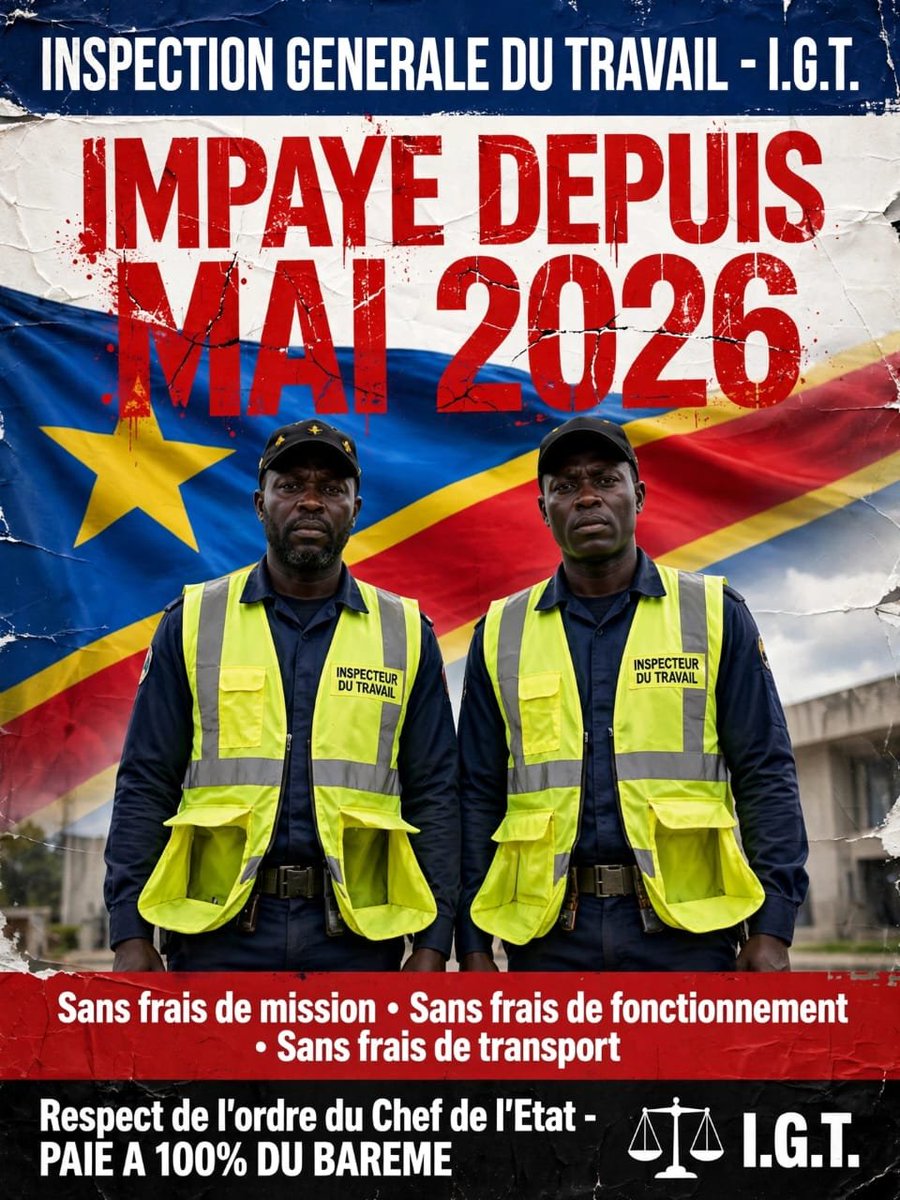 MATSHIMBAi2oc's tweet photo. Les inspecteurs, confirment qu'une entente entre le ministre de budget,  d'emploi et de finances.
L'option était levée de payer les inspecteurs 60% du barème. 
Quelque temps plus tard, @LikundeR autres avec une proposition de 30%. C'est notre droit légitime. https://t.co/CUWJH63U5p